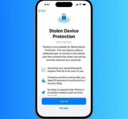 文峰苹果授权维修店分享被盗设备保护功能开启方法 