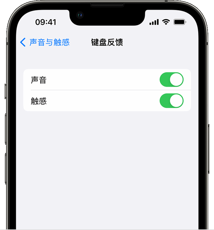 文峰苹果14维修分享iPhone 14 系列机型如何开启键盘声音或触感反馈 