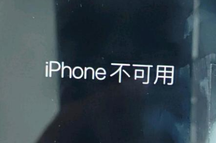 文峰苹果服务网点分享锁屏界面显示“iPhone 不可用”如何解决 