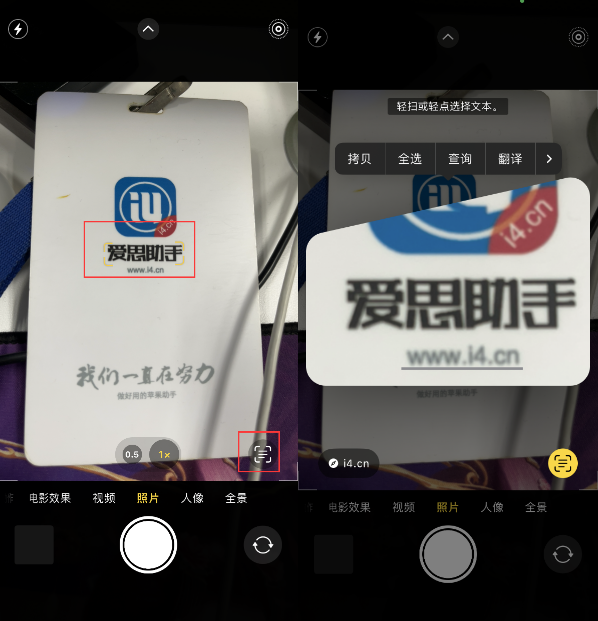 文峰苹果手机维修分享升级iOS 16后如何通过相机翻译文本 