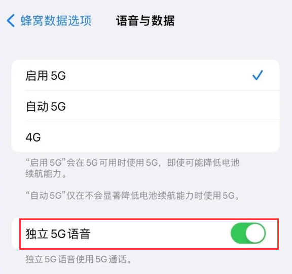 文峰苹果14维修分享iPhone 14 Pro如何开启VoNR 